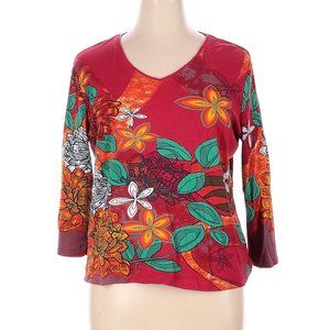 Chico's Tropical Print T-Shirt